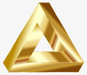 Big Image - Gold Penrose Triangle