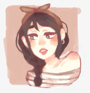 Drawing Braids Watercolor - Drawing