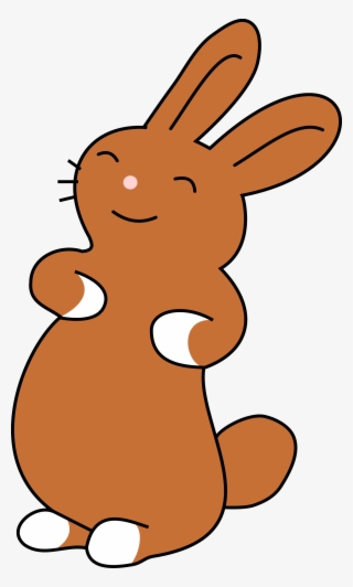 Easter Bunny Clip Art - Brown Rabbit Clipart