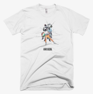 Cross Country Skier Watercolor T <br>