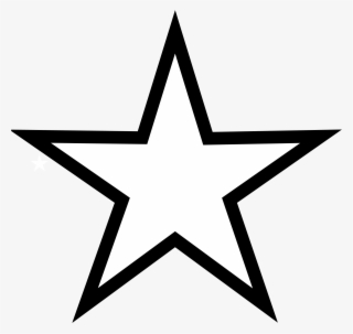 White Star Vector - Star Black And White Png