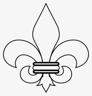Boy Scout Fleur De Lis Clipart Image - Fleur De Lis Transparent Background