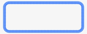 Jpg - Text Border Png Blue