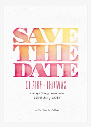Save The Date - Poster