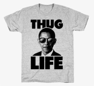 Obama Thug Life Mens T-shirt