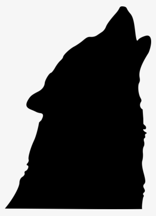 Howling Wolf Silhouette