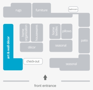 20" Pink Shadow Box W/ Watercolor Plate - At Home