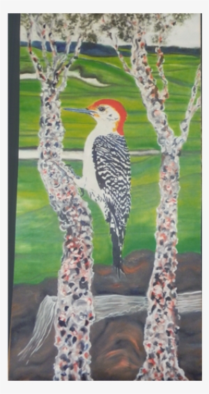 Woodpecker On Golf Course - Giraffe