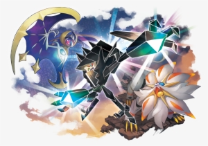 The New Pokémon Games On The Nintendo 3ds Are The Most - Solgaleo Lunala And Necrozma