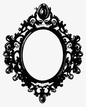 Mirror Png Clipart - Victorian Oval Frame Png