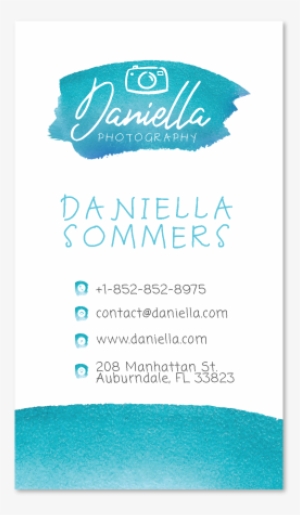 Watercolor Stain Camera Logo - Graphic Design