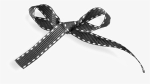 Black Bow Ribbon Png High Quality Image - Ribbon