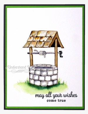No Line Watercolor Wishing Well By Understand Blue - Picture Frame