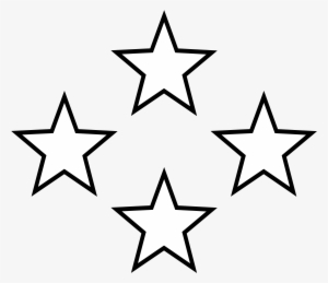 White Stars - Stars Clipart Black And White