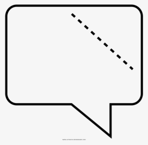 Text Bubble Coloring Page