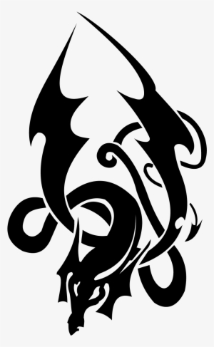 Black Dragon Tattoos Png - Tattoo With No Background