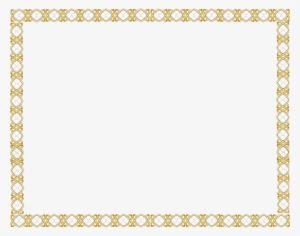 Golden Border Png - Png Frames And Borders