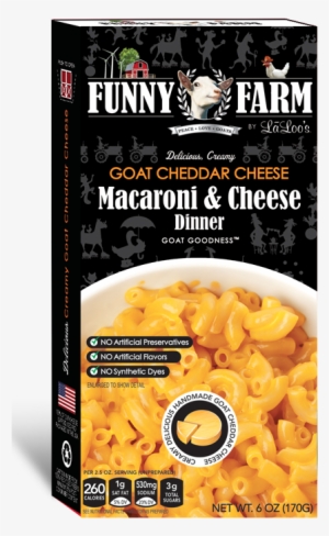 Creamy Cheddar Flavor With No Goaty Aftertastes - Funny Farm Mac And Cheese