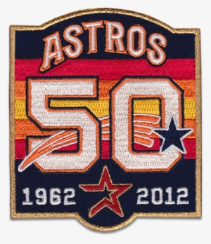 Houston Astros - Sports Logo - Patch - Patches - Collect - Houston Astros 50th Anniversary Mlb Patch