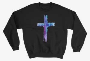 Watercolor Cross Sweatshirt
