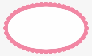 Photoscape Brushes Frames Cutes Rosinha - Frame Oval Rosa Png