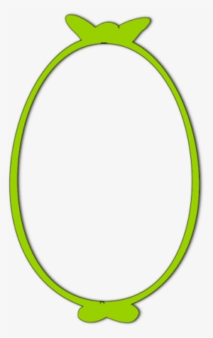 Free Green Oval Frame Doodle Png - Picture Frame