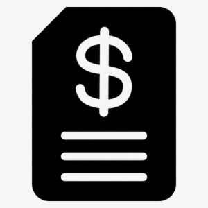 Invoice Png Transparent Image - Invoice White Icon Png
