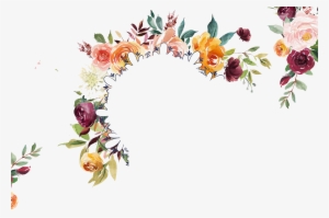 Watercolor Flower Clipart Paprika