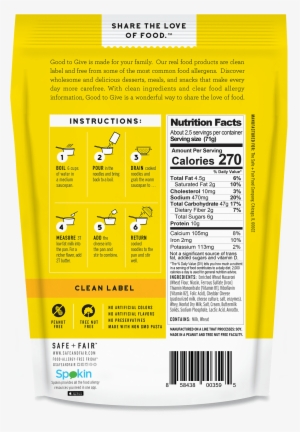 Mac & Cheese - The Safe + Fair Food Company