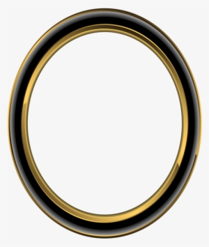 Gold Oval Frame Png - Cornice Tonda