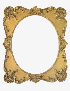Transparent Large Oval Frame