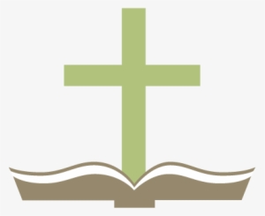 Deer River Bible Church - Cross And Bible Logo Png