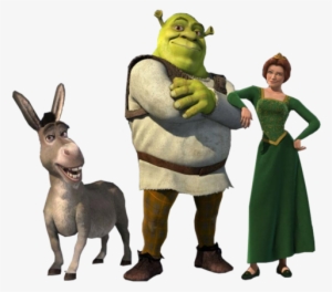 Shrek And Donkey Png - Shrek Fiona Png