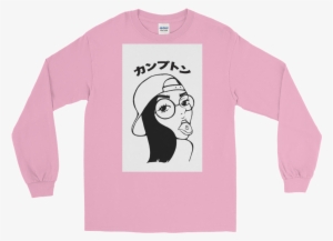 "compton" In Japanese Long Sleeve Shirt