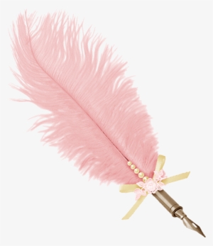 Pink Feathers Photo - Pink Feather Pen Png