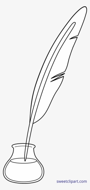 Png Black And White Stock Ink Clip Art Sweet - White Pen Outline Png