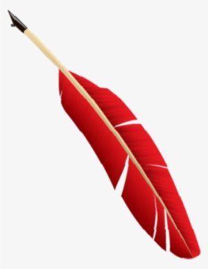 Quill Pen Png - Feather Pen Red Png