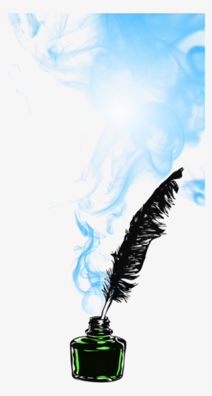 Quill Pen Png Download - Red Ink