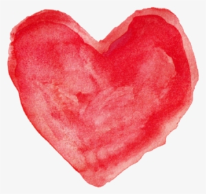 Watercolor Heart Heidi Can Do This Easy - Water Paint Hearts Png