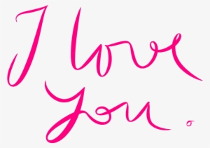 I Love You Png - Girl's Notebook