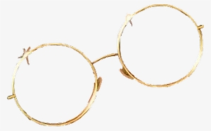 Vintage Aesthetic Tumblr Glasses - Aesthetic Glasses Transparent Background