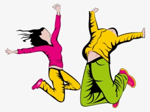 Banner Freeuse Stock Clip Art Street Men And Women - Hip Hop Dancing Clipart