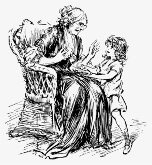 Icicles Drawing Old Man Winter - Story Teller Black And White