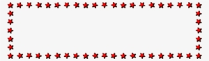 Christmas Star Border Clipart Decorative Borders Borders - Red Star Border Png