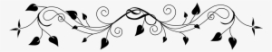 Border Graphic - Border Flower Black And White Png