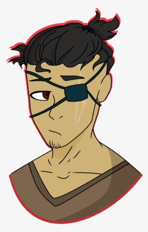 Drawing Dreads Man Bun - Drawing