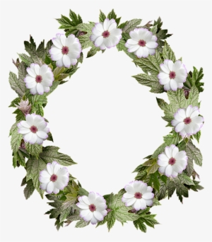 Wreath, Frame, Border, Flower, Leaf - Photograph