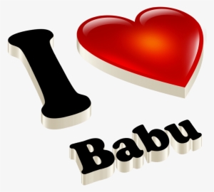 I Love You Babu Heart Name Transpa Png Names - Portable Network Graphics