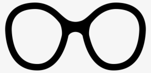 Eyeglasses Of Rounded Big Shape Comments - Anything Is Possible Symbol