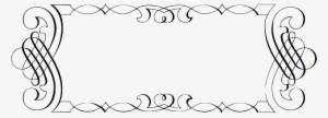 Border Transparent Images Pluspng - Elegant Scroll Border